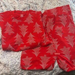 Matching christmas pjs Size L snug fit